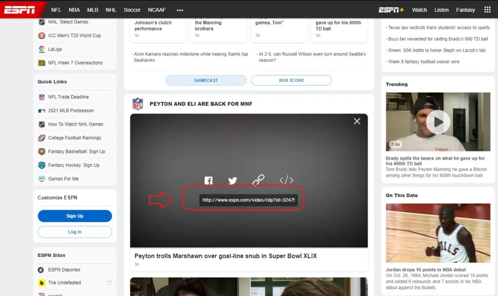 ESPN تنزيل مباشر حفظ مقطع فيديو مجاني وسريع