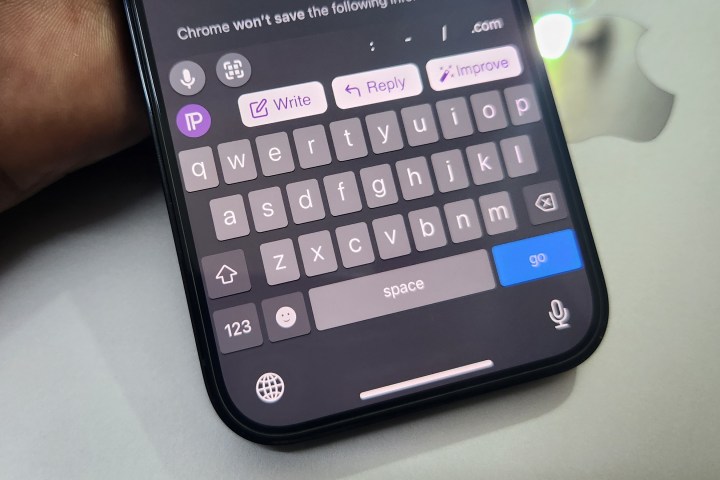 تطبيق لوحة المفاتيح Paragraph AI
