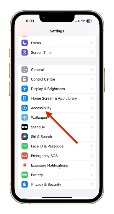 ميزة الصوت الشخصي في نظام الوصول iOS 17.