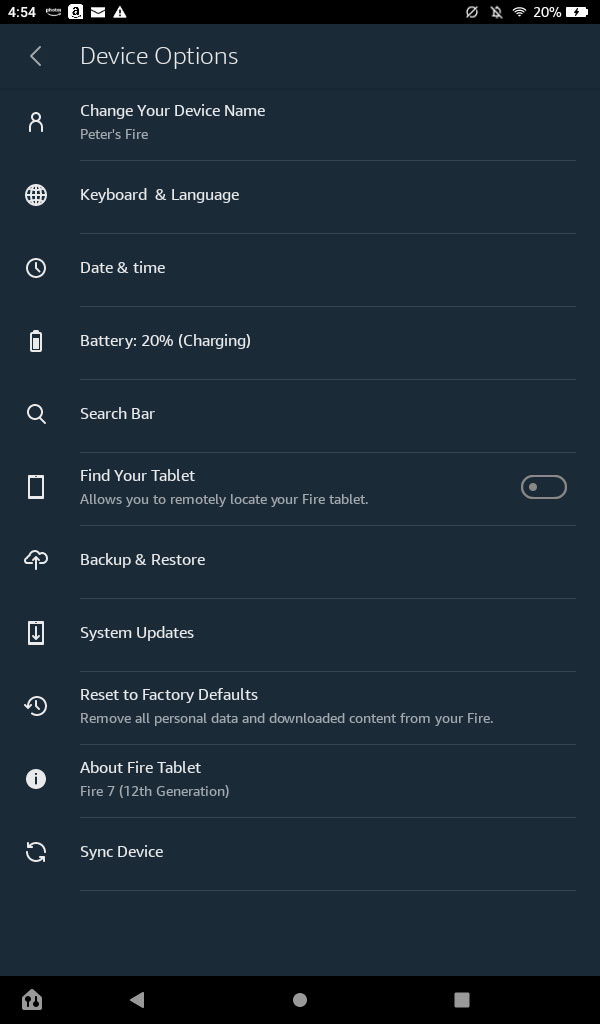 كيفية تثبيت متجر جوجل بلاي على جهاز أمازون فاير اللوحي Fire5