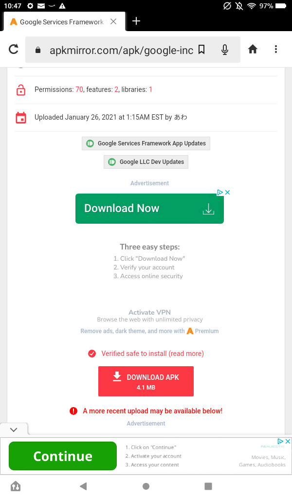 كيفية تثبيت متجر جوجل بلاي على جهاز أمازون فاير اللوحي Fire9