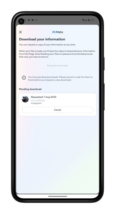 في انتظار البيانات الخاصة بك من Instagram.
