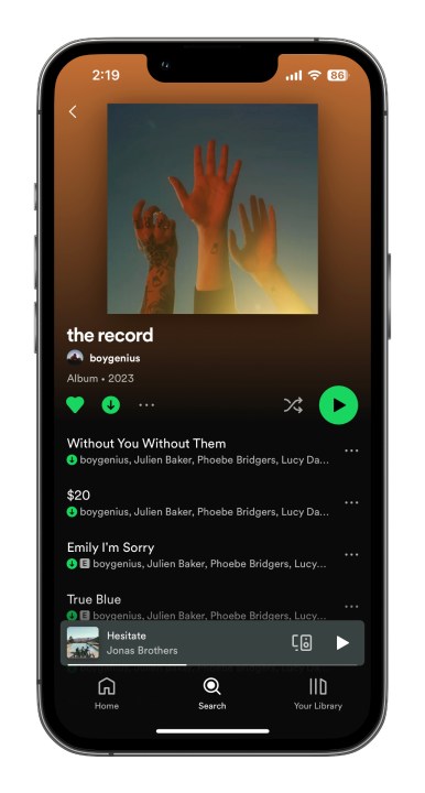 كيفية تنزيل الموسيقى والبودكاست من Spotify: اكتمل التنزيل.