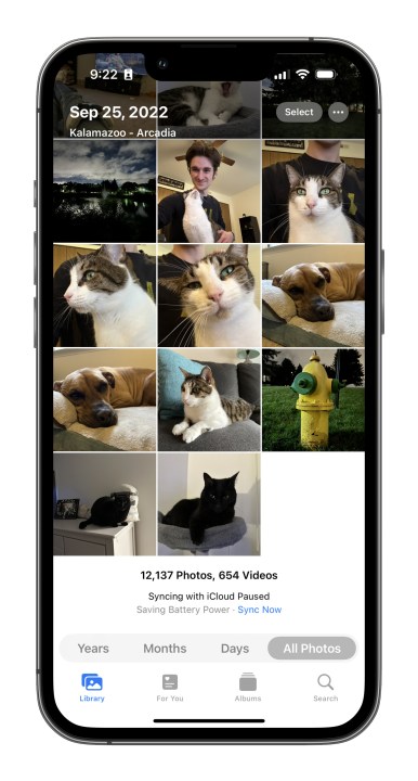 المجلد المخفي في iOS 16.