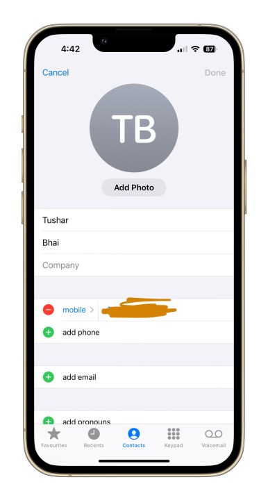 ميزة ملصق جهات الاتصال في iPhone في iOS 17 8