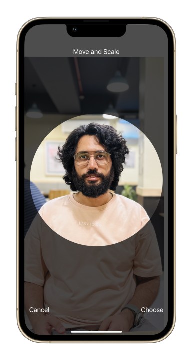 ميزة ملصق جهات الاتصال على iPhone في iOS 17 6