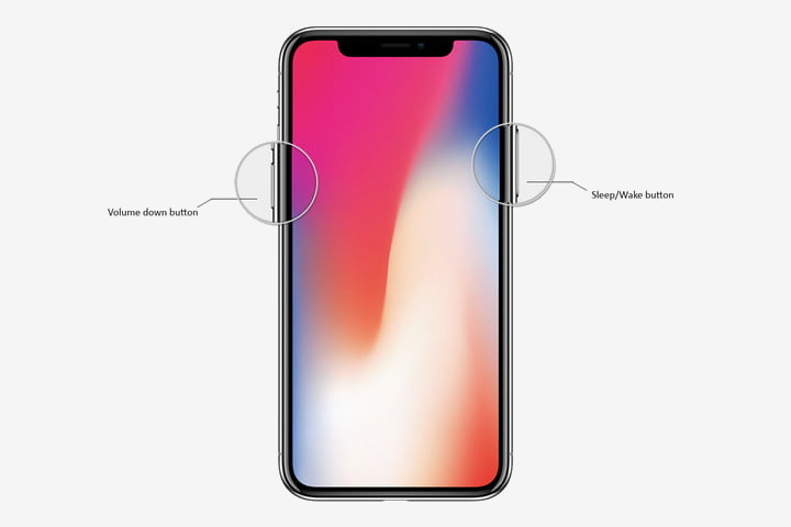 كيفية إعادة ضبط جهاز iPhone الخاص بك باستخدام iPhone X والأزرار الجانبية التي تم استدعاؤها.