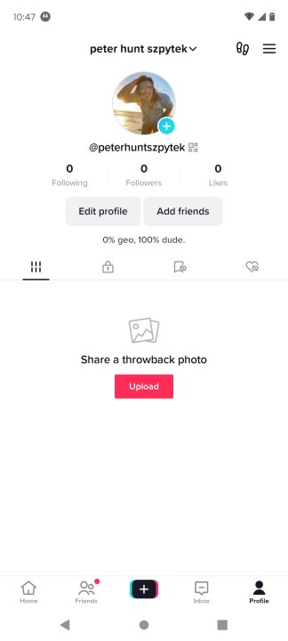 كيفية حذف حساب التيك توك tiktok1