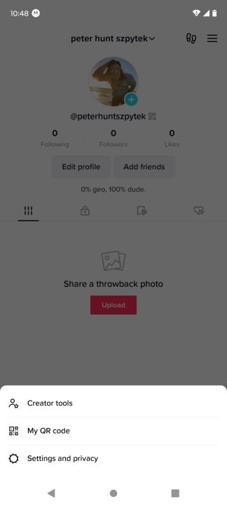 كيفية حذف حساب التيك توك tiktok2
