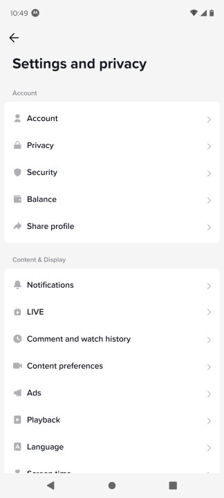 كيفية حذف حساب التيك توك tiktok3
