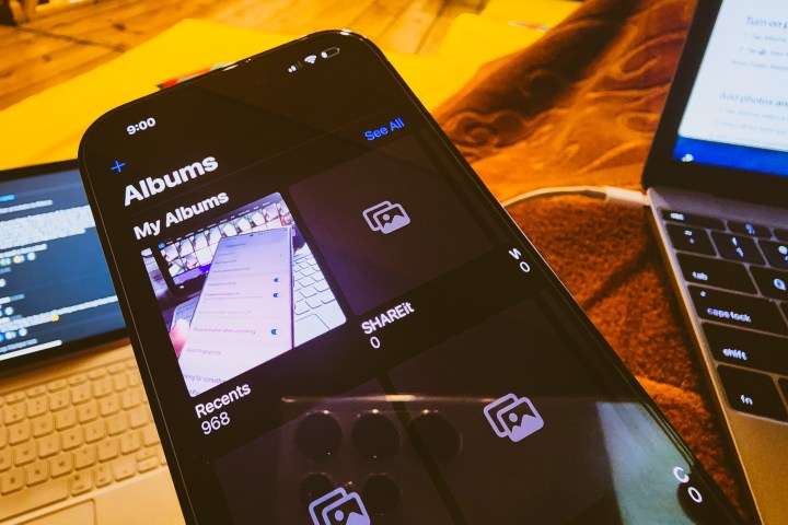 البدء في إنشاء ألبوم مشترك جديد.