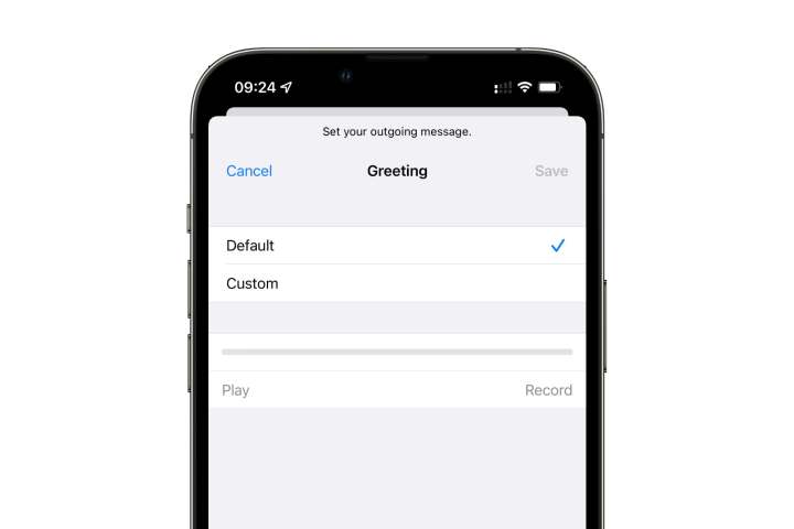 كيفية إعداد البريد الصوتي على تسجيل الترحيب المرئي على iPhone iOS 15