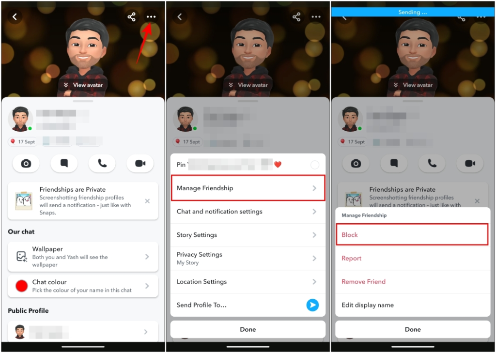 دليل للفرق بين الحذف والحظر في سناب شات: كيفية تنفيذهما والتحكم